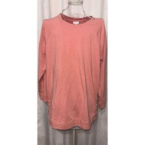 BEAUTIFUL J.Jill Fit size medium Gorgeous Pink/Coral Fine Knit, Cotton Knit Swea